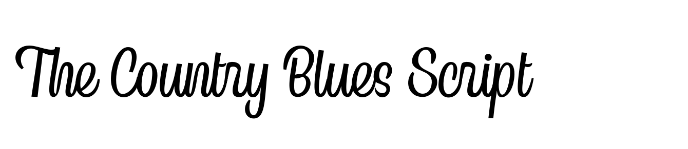 The Country Blues Script